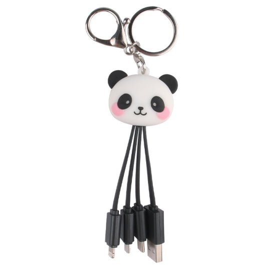 AT01 Panda Keychain 3In1 Cable