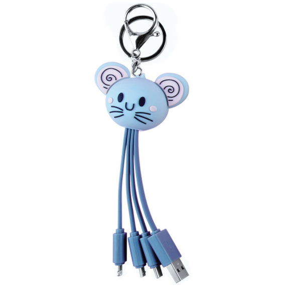 AT02 Mouse Keychain 3In1 Cable