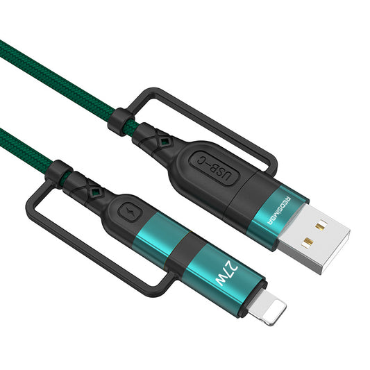 CT316-2T2 4-in 1  charging data cable 1m AC+CL