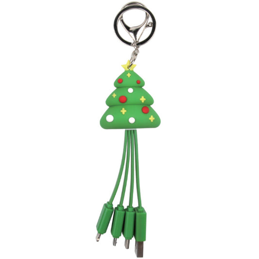 XMAX05 Christmas Tree Keychain 3In1 Cable